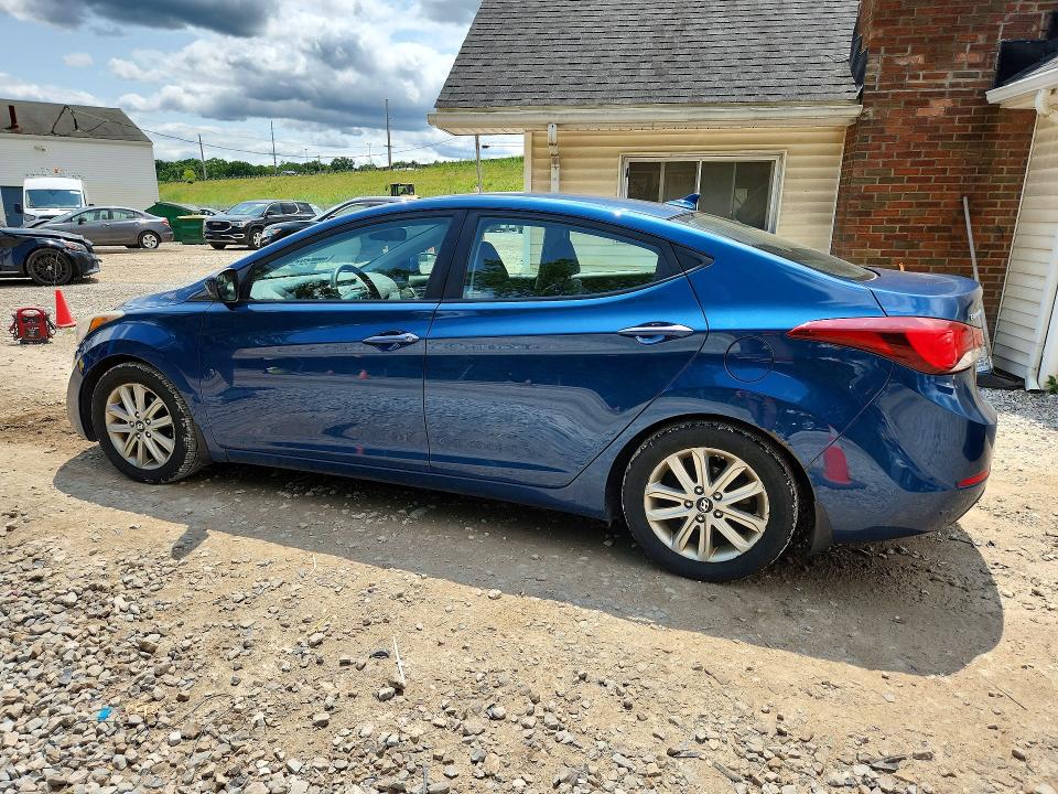 2015 Hyundai Elantra VIN KMHDH4AE2FU421694 COPART salvage auction — SIDE, OH - CERTIFICATE OF TITLE, sold $90 on 2026-07-29 (photo 2)