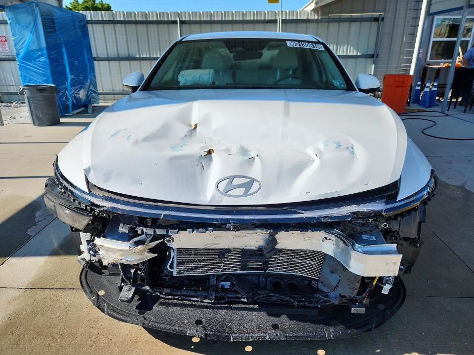 2025 Hyundai Sonata VIN KMHL64JA6SA457219 COPART salvage auction — FRONT END, Az - Cert Of Title - Salvage, sold $30 on 2026-07-27 (photo 5)