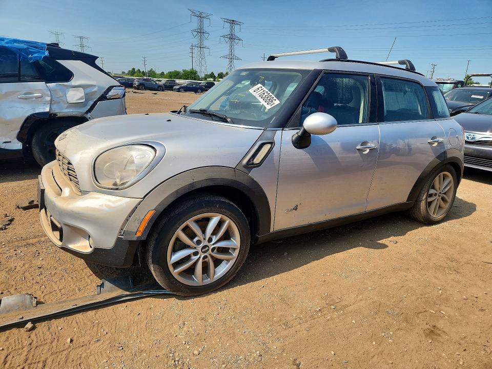 2012 Mini Cooper VIN WMWZC5C58CWM14225 COPART salvage auction — WATER/FLOOD, Il - Salvage Cert-Flood, sold $275 on 2026-08-11 (photo 1)