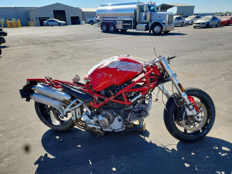 2007 Ducati Monster VIN ZDM1RABP77B106250 COPART salvage auction — ALL OVER, Ca - Dis/Dlr/Exp Clean W/Salv Hist, sold $60 on 2026-08-03 (photo 1)