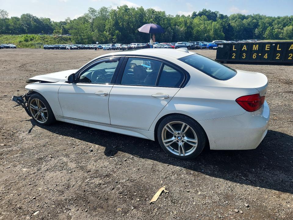 2016 BMW 3er VIN WBA8E3G53GNT76399 COPART salvage auction — FRONT END, Ny - Mv-907A Salvage Certificate, sold $1,350 on 2026-08-06 (photo 2)
