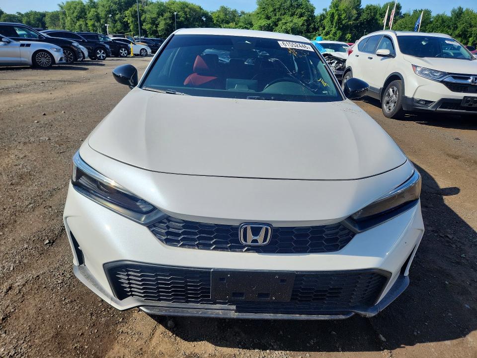 2025 Honda Civic VIN 19XFL2H84SE012041 COPART salvage auction — REAR END, MA - CERT OF TITLE-SALVAGE (P), sold $14,000 on 2026-07-30 (photo 5)