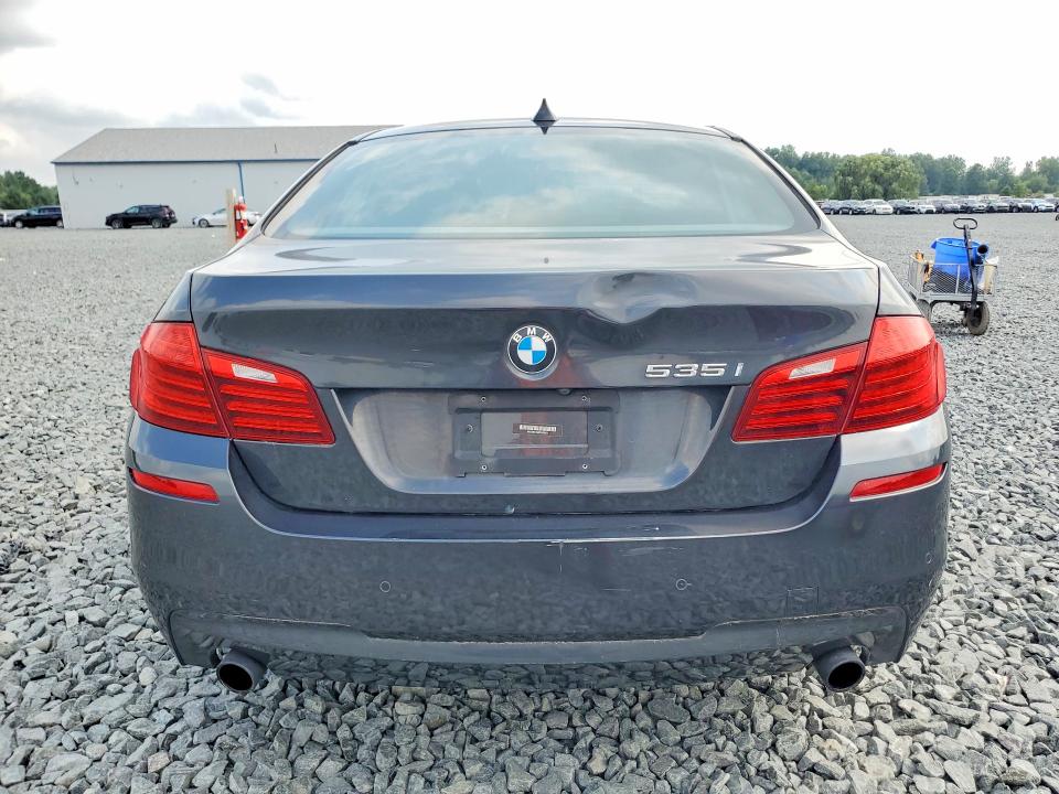 2015 BMW 5er VIN WBA5B1C52FD920871 COPART salvage auction — FRONT END, Oh - Cert Of Title-Salvage, sold $1,100 on 2026-08-06 (photo 6)