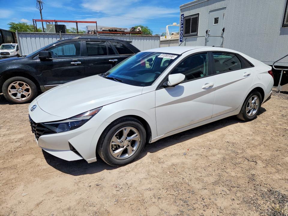 2021 Hyundai Elantra VIN 5NPLL4AG6MH014727 COPART salvage auction — REAR END, Hi - Certificate Of Salvage, sold $3,250 on 2026-07-27 (photo 1)