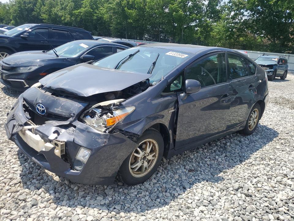2011 Toyota Prius VIN JTDKN3DU9B1381126 COPART salvage auction — FRONT END, Ma - Certificate Of Title, sold $375 on 2026-07-24 (photo 1)