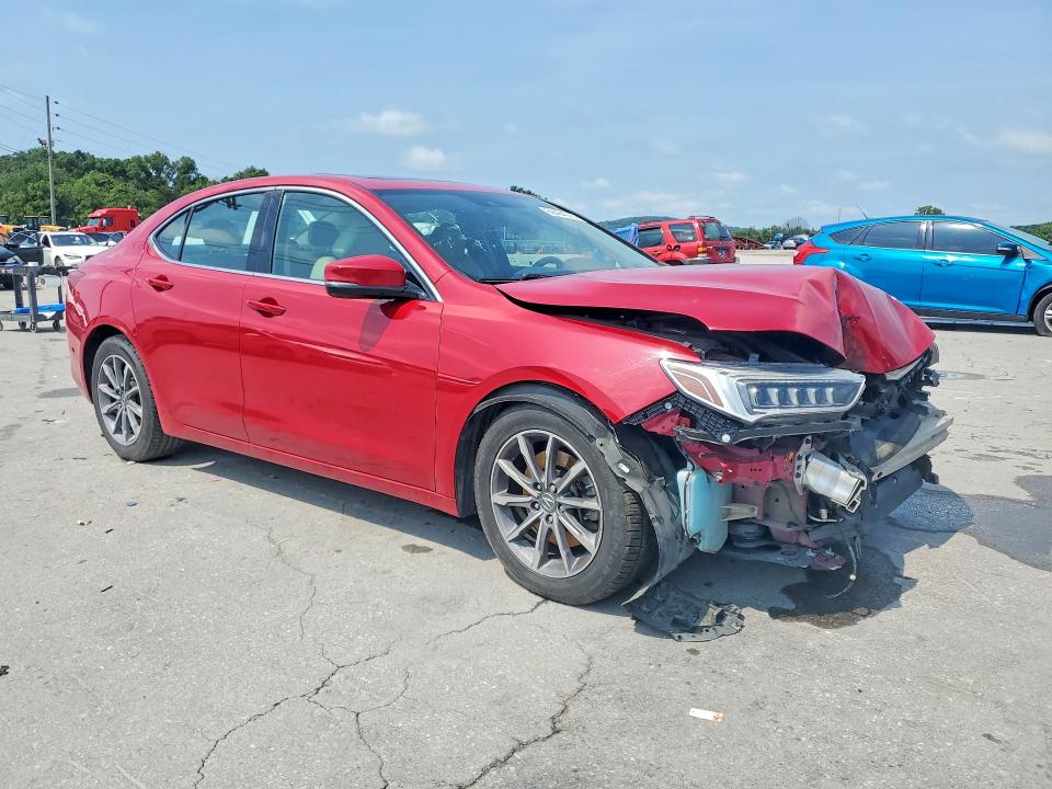 2019 Acura Tlx VIN 19UUB1F36KA004166 COPART salvage auction — FRONT END, Tn - Salvage Certificate, sold $675 on 2026-07-22 (photo 4)