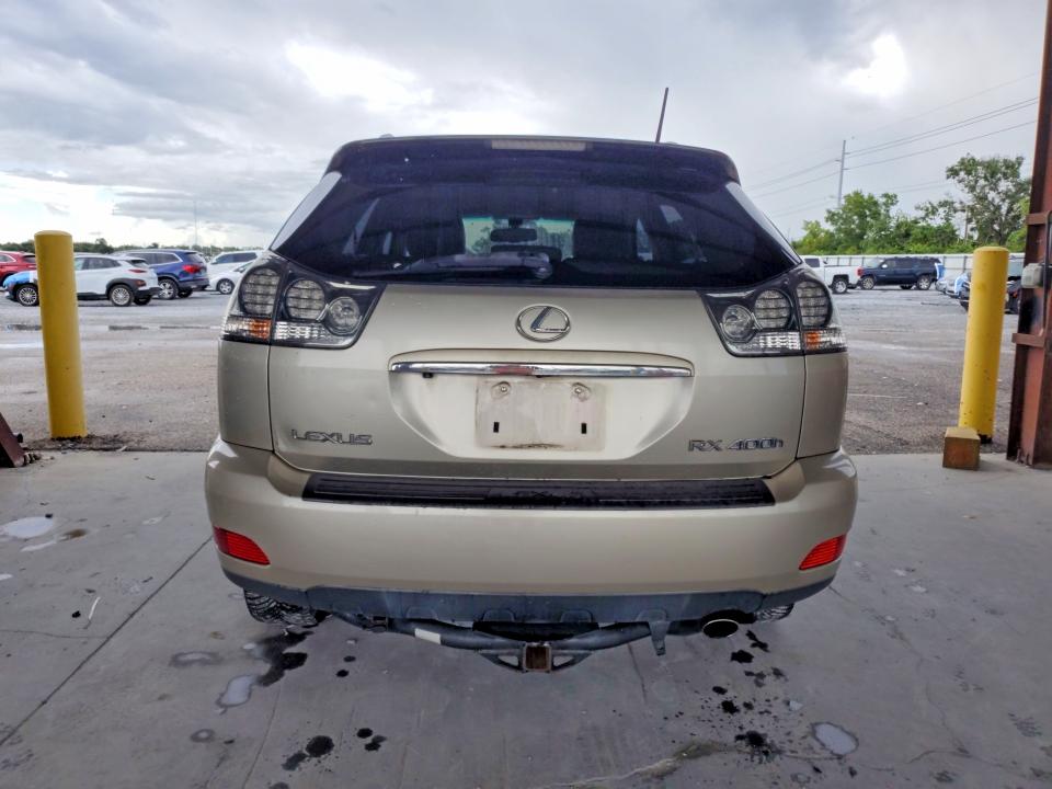 2007 Lexus Rx 400h VIN JTJGW31U472003303 COPART salvage auction — REAR END, FL - CERT OF TITLE SLVG REBUILDABLE, sold $1,100 on 2026-07-24 (photo 6)