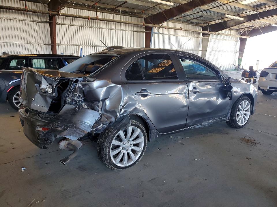 2011 Mitsubishi Lancer VIN JA32U8FW4BU016932 COPART salvage auction — REAR END, CA - SALVAGE CERTIFICATE, sold $250 on 2026-07-20 (photo 3)