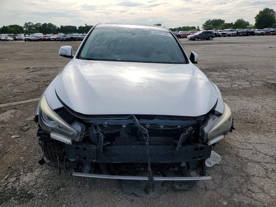 2018 Infiniti Q50 VIN JN1EV7AR2JM440473 COPART salvage auction — FRONT END, In - Certificate Of Title, sold $400 on 2026-07-20 (photo 5)