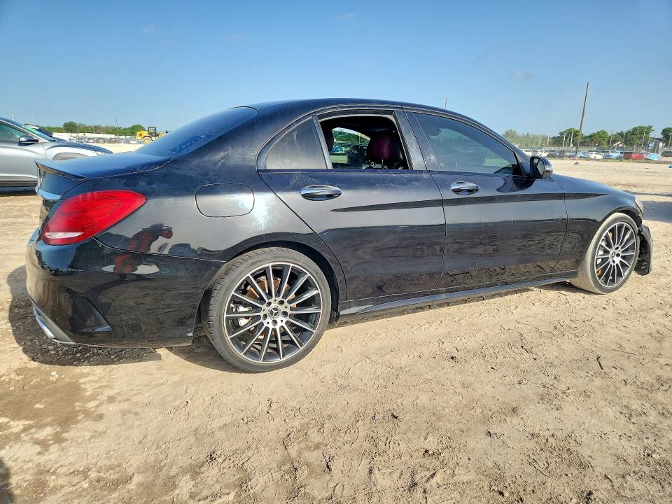2018 Mercedes-benz C-klasse VIN WDDWF4JB0JR407092 COPART salvage auction — FRONT END, Fl - Certificate Of Title, sold $12,600 on 2026-07-28 (photo 3)