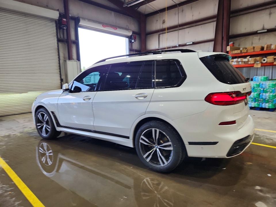 2022 BMW X7 VIN 5UXCW2C06N9K98431 COPART salvage auction — HAIL, Mo - Salvage Certificate Of Title, sold $100 on 2026-08-28 (photo 2)