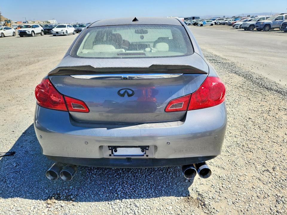 2010 Infiniti G37 VIN JN1CV6AP6AM406438 COPART salvage auction — FRONT END, CA - LIEN PAPERS-CLEAN OR AC, sold $3,100 on 2026-07-17 (photo 6)