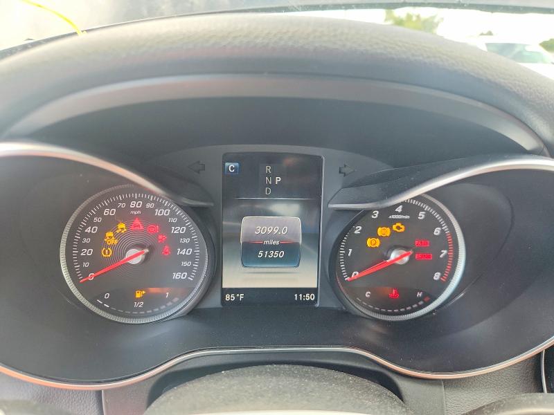 2018 Mercedes-benz C-klasse VIN 55SWF4KB6JU276795 COPART salvage auction — FRONT END, Fl - Cert Of Title Slvg Rebuildable, sold $5,500 on 2026-07-28 (photo 9)