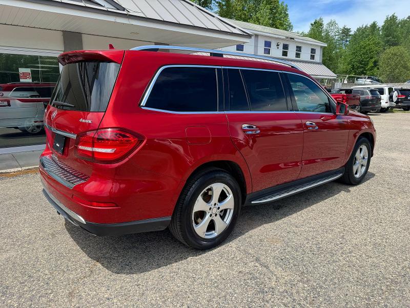2017 Mercedes-benz Gls-class VIN 4JGDF6EEXHA775382 COPART salvage auction — MINOR DENT/SCRATCHES, Md - Certificate Of Title (P), sold $9,400 on 2026-07-27 (photo 4)