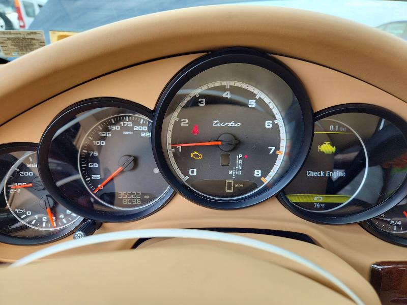 2010 Porsche Panamera VIN WP0AC2A7XAL090907 COPART salvage auction — MINOR DENT/SCRATCHES, Pa - Cert Of Title-W&R=Flood&Recnst, sold $7,200 on 2026-07-17 (photo 9)