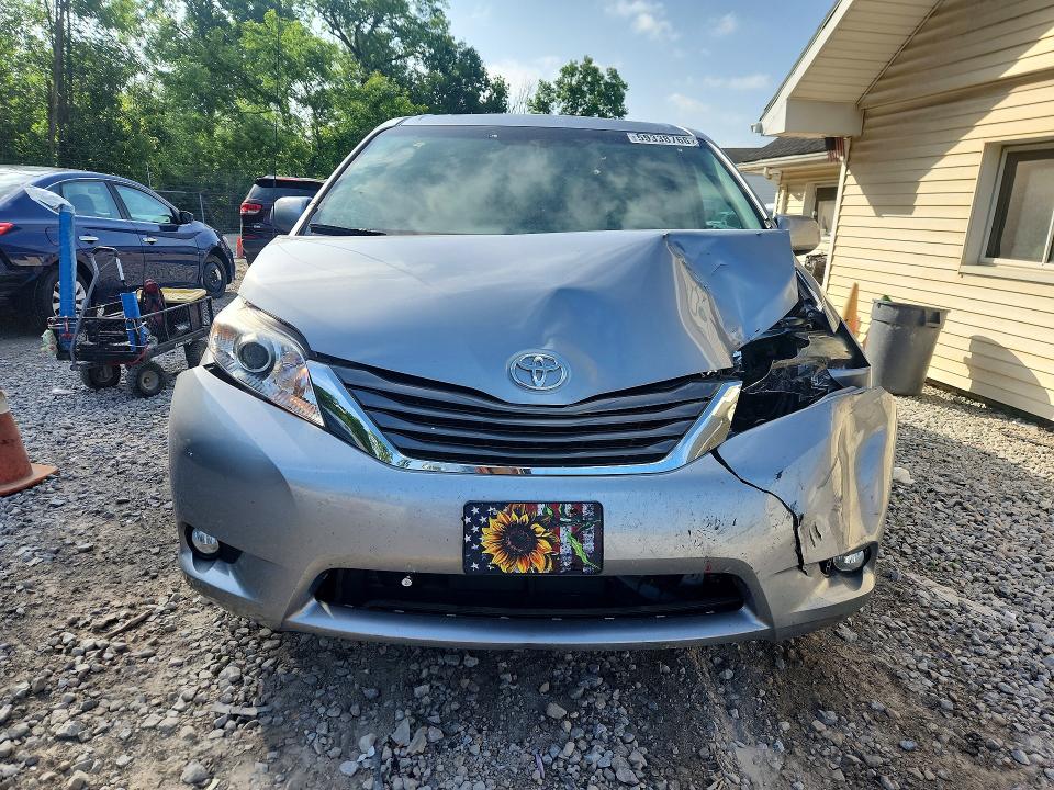 2014 Toyota Sienna VIN 5TDYK3DC0ES475073 COPART salvage auction — FRONT END, Oh - Cert Of Title-Salvage, sold $2,100 on 2026-07-15 (photo 5)