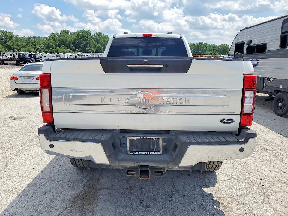 2021 Ford F350 VIN 1FT8W3BT7MEE06425 COPART salvage auction — SIDE, Az - Cert Of Title - Salvage, sold $18,000 on 2026-07-09 (photo 6)