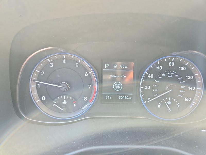 2019 Hyundai Kona VIN KM8K6CAA7KU391333 COPART salvage auction — WATER/FLOOD, Ny - Mv907A-Flood Salvage, sold $6,100 on 2026-07-13 (photo 9)
