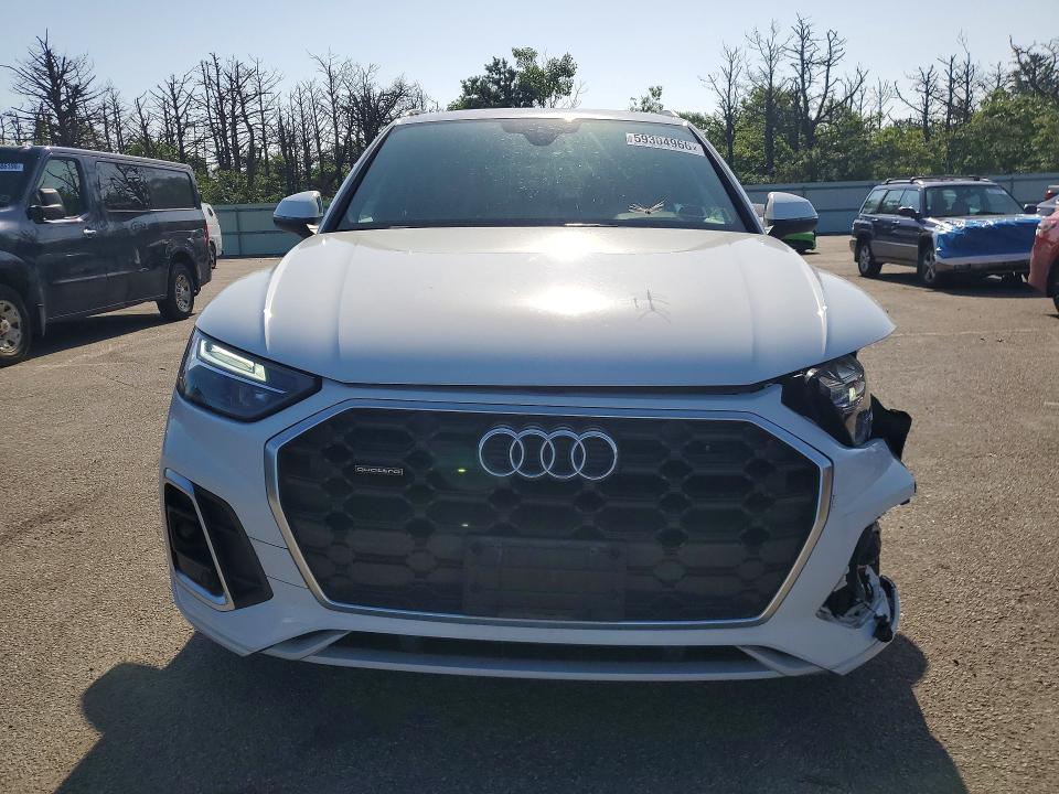 2023 Audi Q5 VIN WA1GAAFY1P2129923 COPART salvage auction — FRONT END, Ny - Mv-907A Salvage Certificate, sold $15,800 on 2026-07-08 (photo 5)