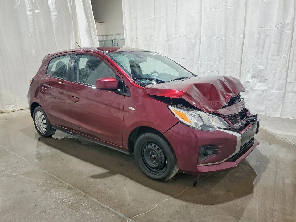 2024 Mitsubishi Mirage VIN ML32AUHJ0RH013102 COPART salvage auction — FRONT END, Il - Certificate Of Title, sold $2,000 on 2026-08-03 (photo 4)