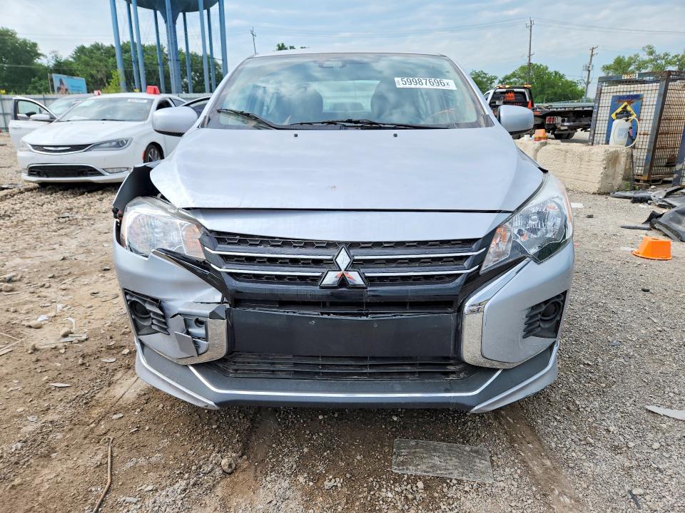 2022 Mitsubishi Mirage VIN ML32FUFJ8NHF09248 COPART salvage auction — FRONT END, In - Certificate Of Title (P), sold $3,150 on 2026-07-29 (photo 5)