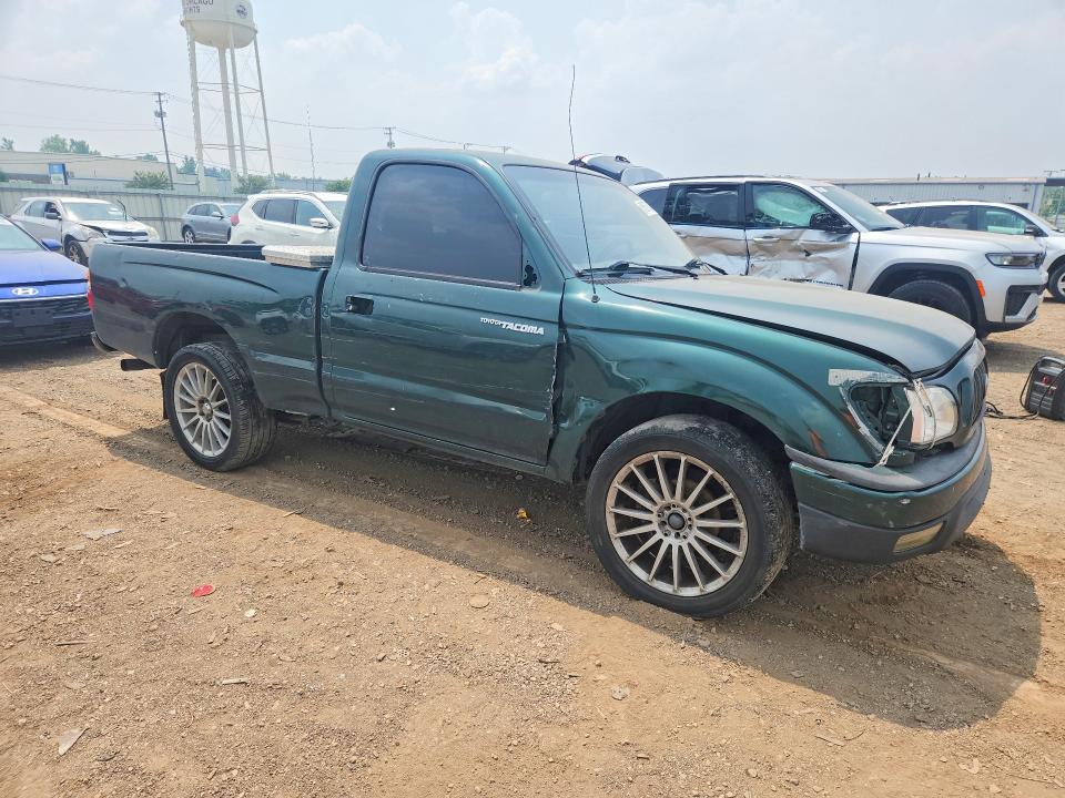 2001 Toyota Tacoma VIN 5TENL42N91Z879352 COPART salvage auction — FRONT END, Il - Certificate Of Title, sold $1,700 on 2026-07-22 (photo 4)