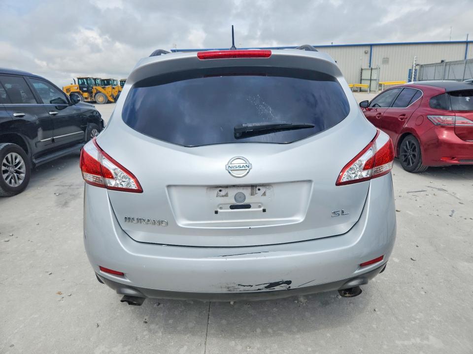 2013 Nissan Murano VIN JN8AZ1MU7DW204363 COPART salvage auction — NORMAL WEAR, Tx - Certificate Of Title, sold $400 on 2026-07-31 (photo 6)