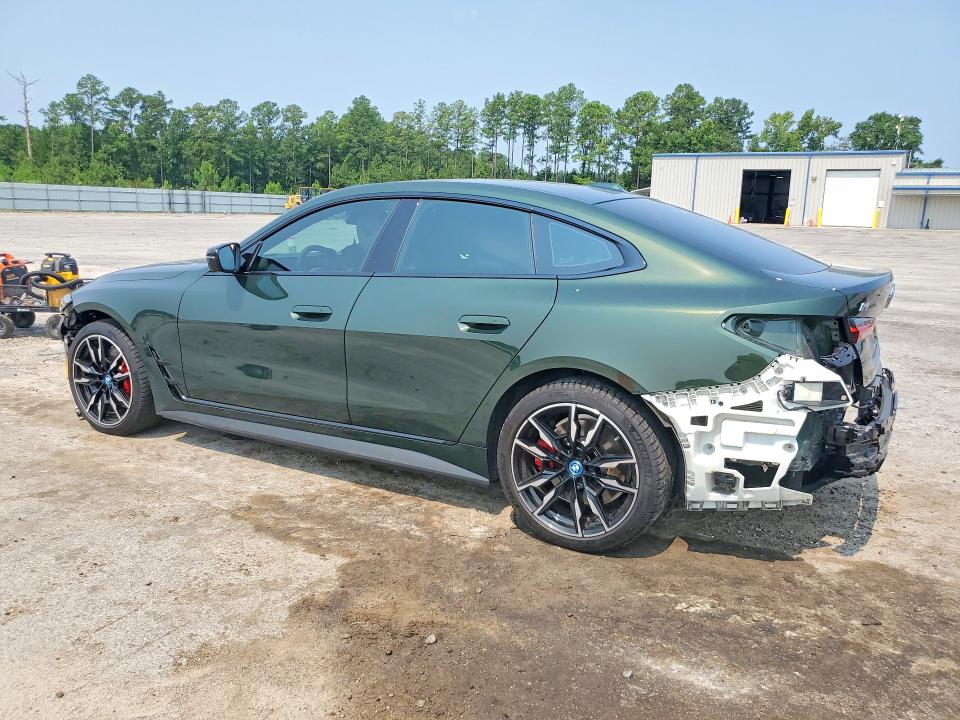 2024 BMW I4 VIN WBY33AW09RFT18063 COPART salvage auction — SIDE, SC - CERT OF TITLE-SALVAGE, sold $23,800 on 2026-08-31 (photo 2)