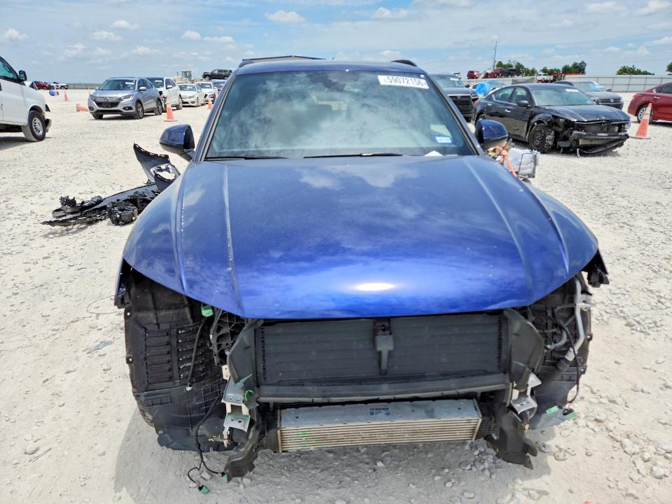 2022 Audi Q5 VIN WA1EAAFY5N2077944 COPART salvage auction — FRONT END, Tx - Salvage Vehicle Title, sold $16,700 on 2026-07-23 (photo 5)