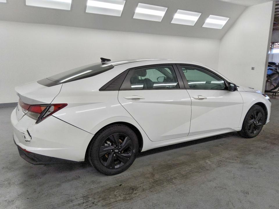 2021 Hyundai Elantra VIN 5NPLS4AG2MH030927 COPART salvage auction — FRONT END, CA - CERTIFICATE OF TITLE, sold $6,600 on 2026-07-23 (photo 3)