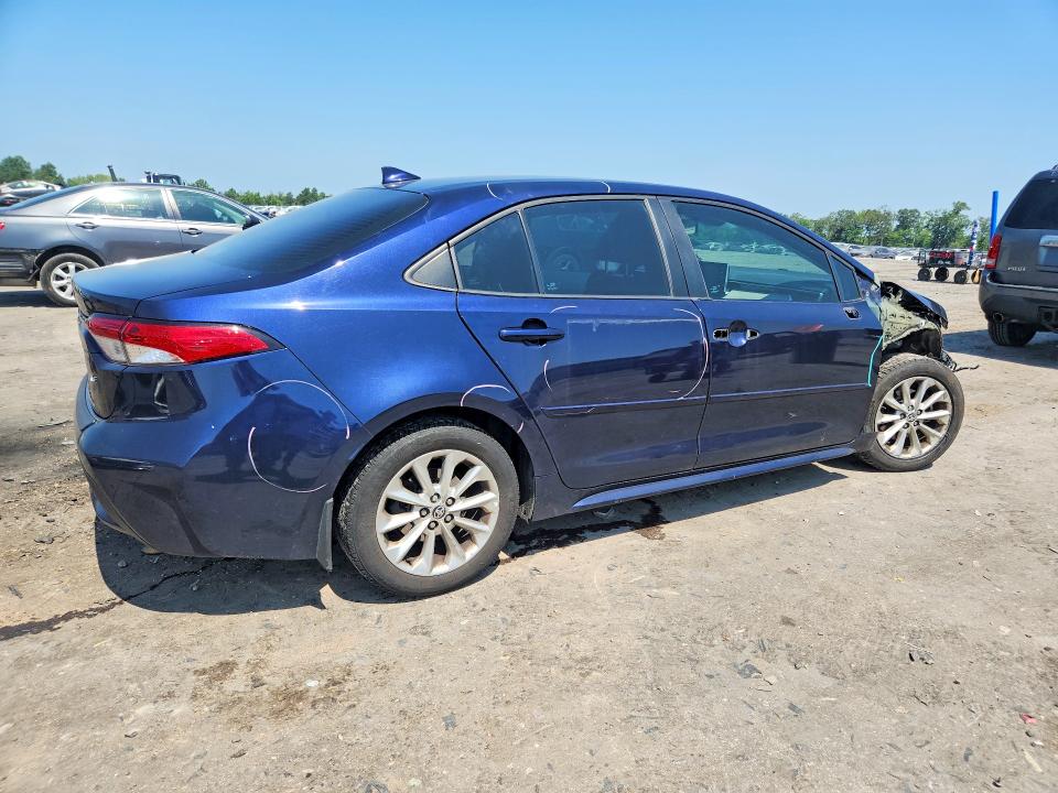 2021 Toyota Corolla VIN 5YFVPMAE8MP231159 COPART salvage auction — FRONT END, Va - Cert Of Title - Salvage, sold $4,100 on 2026-07-15 (photo 3)