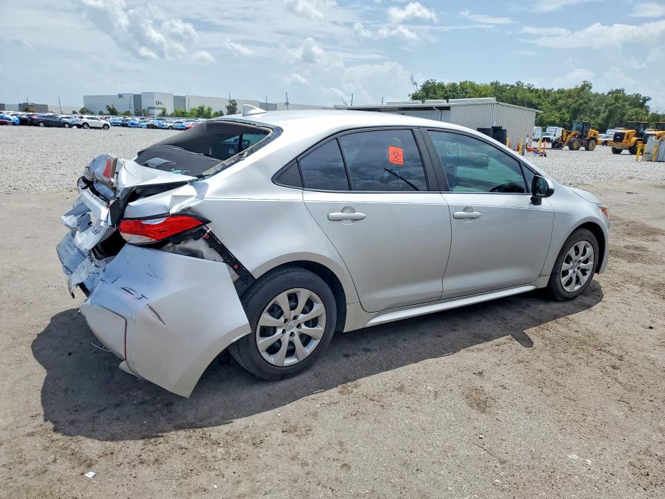 2021 Toyota Corolla VIN 5YFEPMAE1MP153808 COPART salvage auction — REAR END, Fl - Certificate Of Destruction, sold $15 on 2026-07-29 (photo 3)