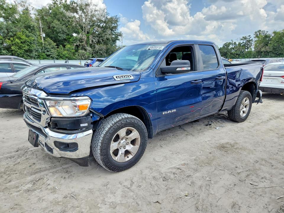 2021 Ram 1500 VIN 1C6RRFBG8MN615213 COPART salvage auction — REAR END, Fl - Cert Of Title Slvg Rebuildable, sold $5,100 on 2026-07-28 (photo 1)