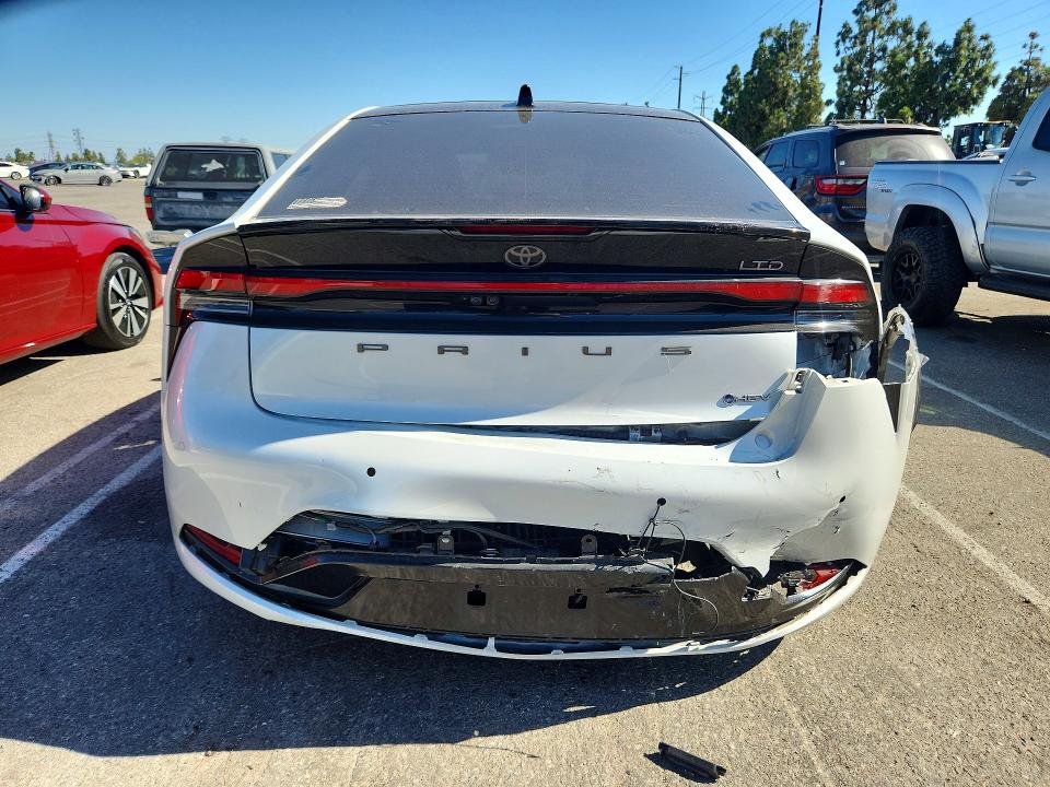 2023 Toyota Prius VIN JTDADABU8P3000528 COPART salvage auction — REAR END, CA - SALVAGE CERTIFICATE, sold $150 on 2026-07-21 (photo 6)