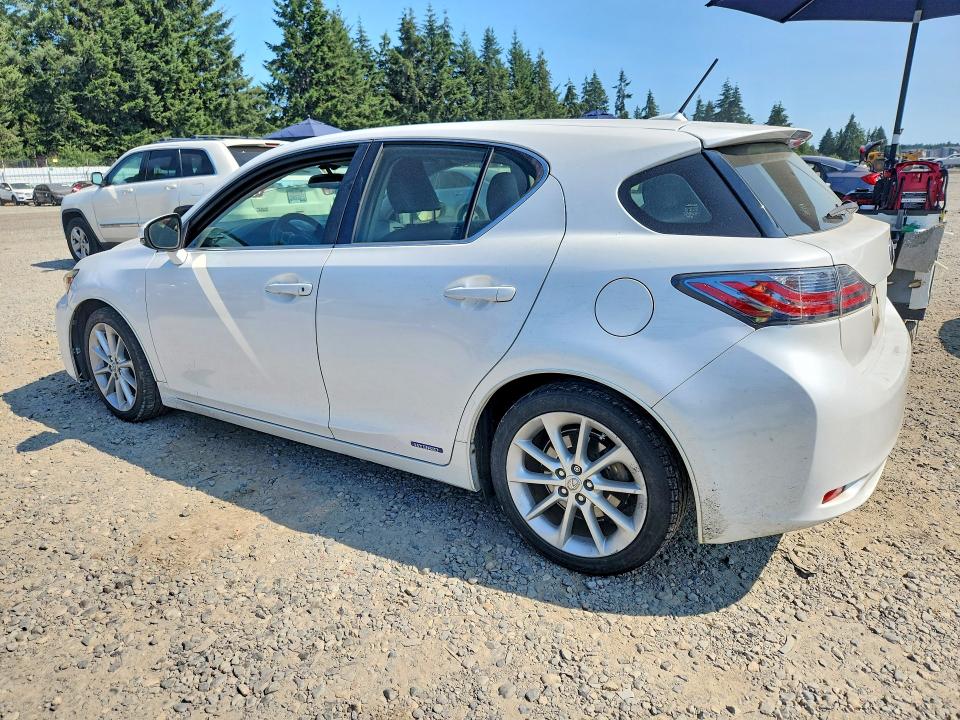 2012 Lexus Ct VIN JTHKD5BH8C2106877 COPART salvage auction — SIDE, WA - BILL OF SALE, sold $1,400 on 2026-07-24 (photo 2)