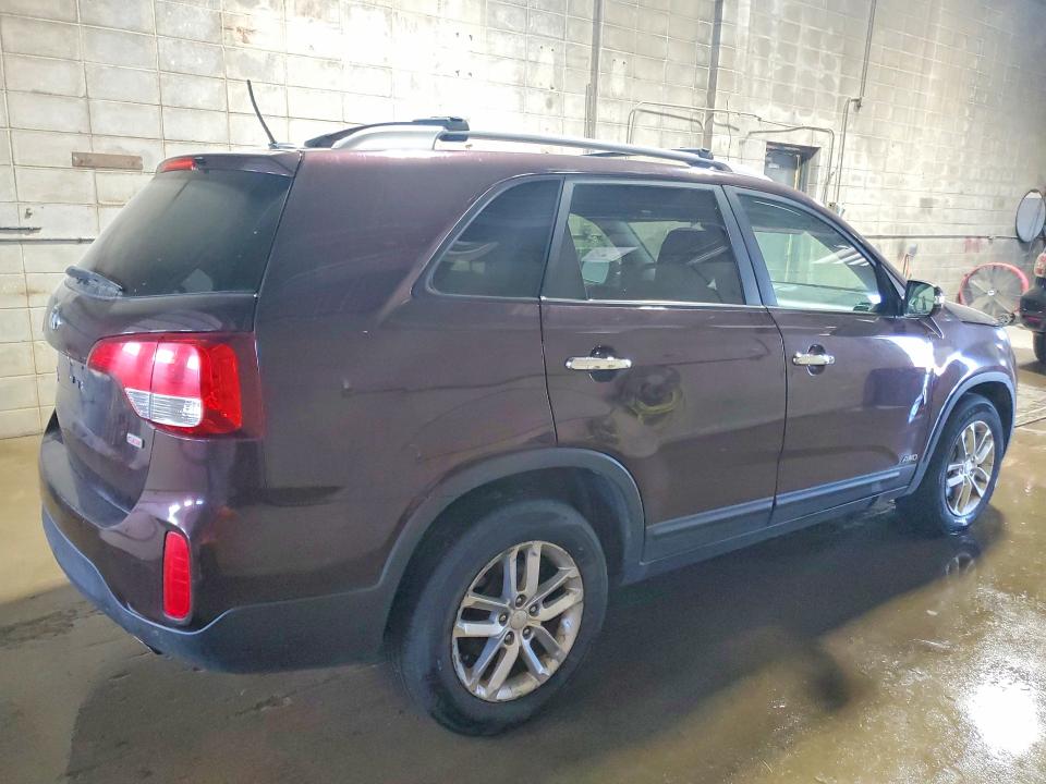 2014 Kia Sorento VIN 5XYKTDA7XEG426234 COPART salvage auction — MECHANICAL, Mn - Certificate Of Title, sold $500 on 2026-07-28 (photo 3)