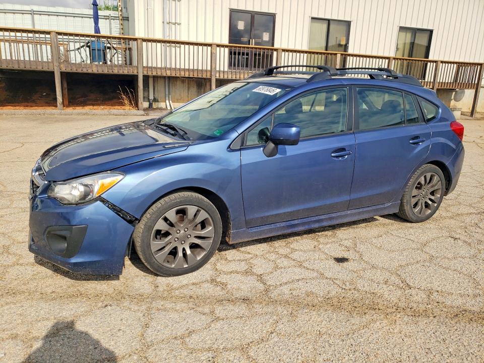2012 Subaru Impreza VIN JF1GPAL61CH222297 COPART salvage auction — FRONT END, Va - Cert Of Title - Salvage, sold $250 on 2026-07-31 (photo 1)
