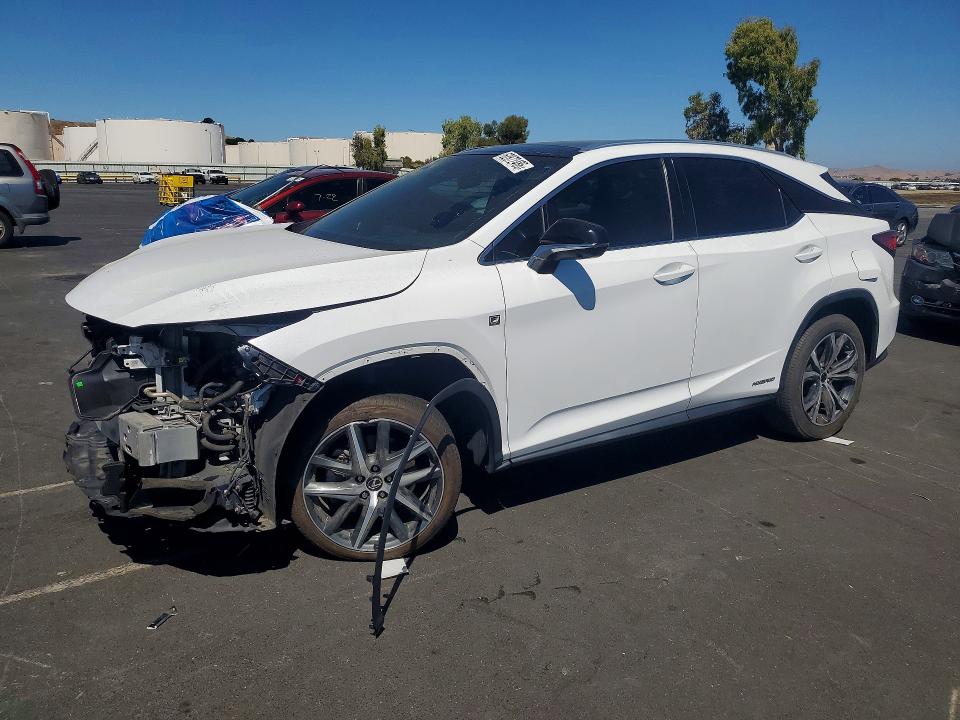 2019 Lexus Rx 450h VIN 2T2BGMCAXKC040624 — COPART salvage auction photo