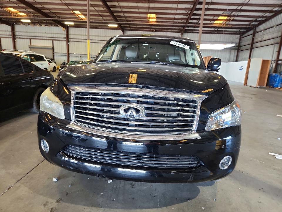 2012 Infiniti Qx56 VIN JN8AZ2NFXC9519807 COPART salvage auction — VANDALISM, Fl - Cert Of Title Slvg Rebuildable, sold $600 on 2026-08-03 (photo 5)