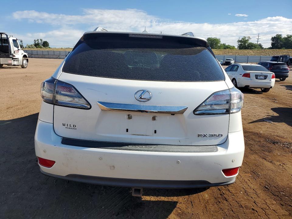 2012 Lexus Rx VIN 2T2BK1BAXCC131330 COPART salvage auction — MINOR DENT/SCRATCHES, CO - EXPORT ONLY, sold $4,400 on 2026-07-30 (photo 6)