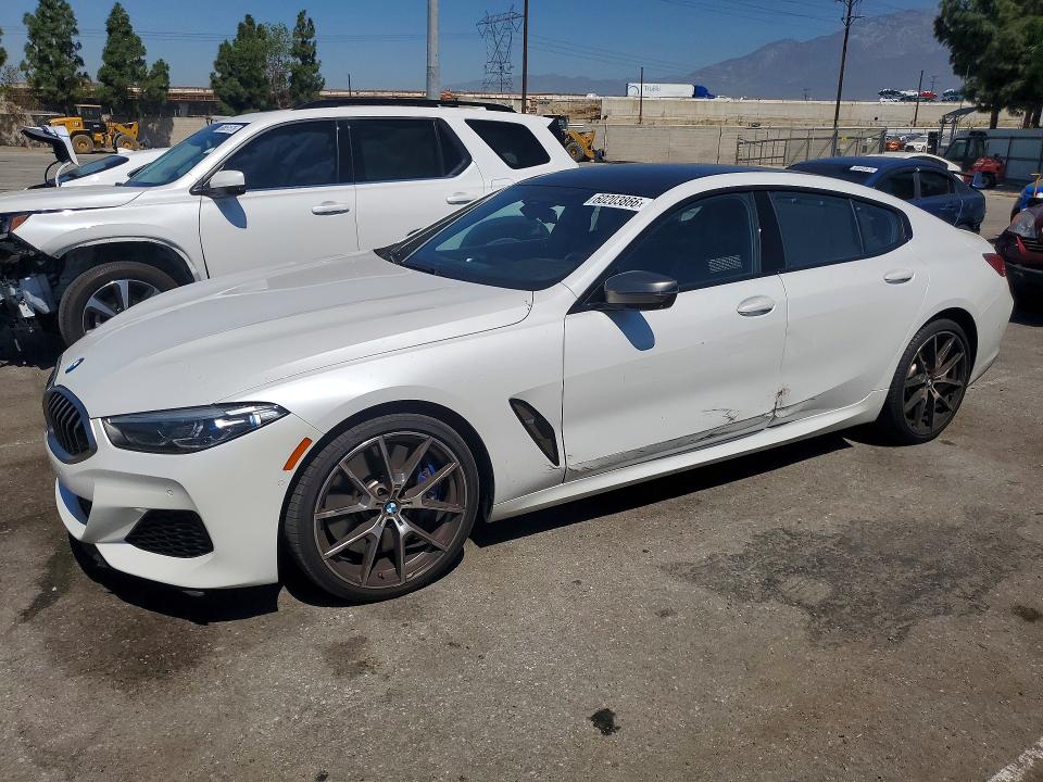 2020 BMW M8 VIN WBAGV8C0XLBP48612 COPART salvage auction — SIDE, Ca - Salvage Certificate, sold $21,900 on 2026-07-30 (photo 1)