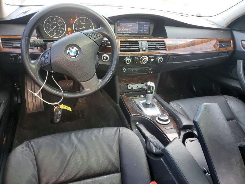 2008 BMW 5 series VIN WBANU53598C112690 COPART salvage auction — FRONT END, Ca - Dis/Dlr/Exp App For Dup Clean, sold $100 on 2026-07-28 (photo 8)
