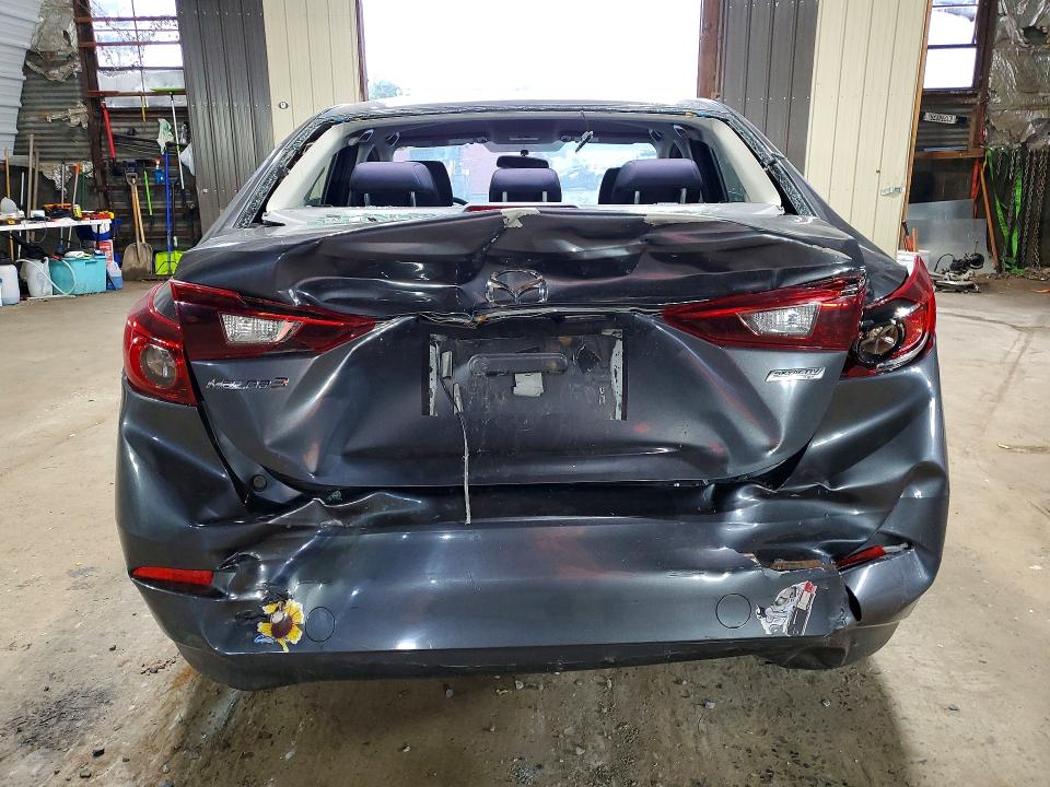 2015 Mazda 3 VIN JM1BM1T72F1224921 COPART salvage auction — REAR END, NY - MV-907A SALVAGE CERTIFICATE, sold $700 on 2026-07-27 (photo 6)