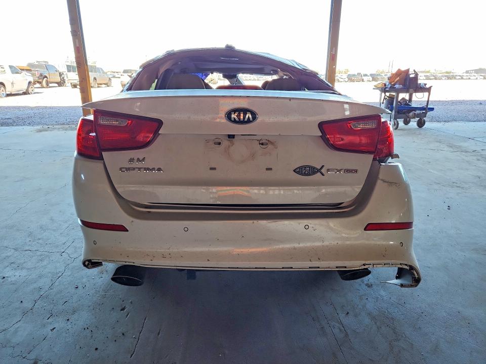 2014 Kia Optima VIN 5XXGN4A7XEG290871 COPART salvage auction — ALL OVER, AZ - CERTIFICATE OF TITLE, sold $475 on 2026-07-29 (photo 6)