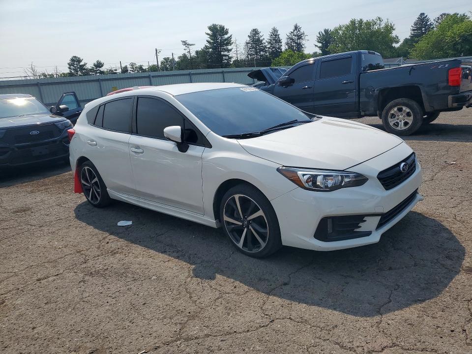 2020 Subaru Impreza VIN 4S3GTAJ62L1720204 COPART salvage auction — MINOR DENT/SCRATCHES, Pa - Cert Of Title (P), sold $7,800 on 2026-07-27 (photo 4)