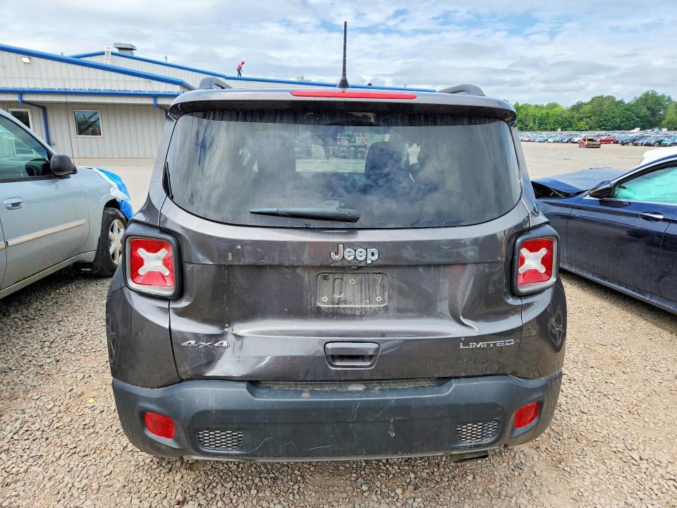 2020 Jeep Renegade VIN ZACNJBD13LPL70842 COPART salvage auction — FRONT END, Ny - Mv-907A Salvage Certificate, sold $1,550 on 2026-08-19 (photo 6)