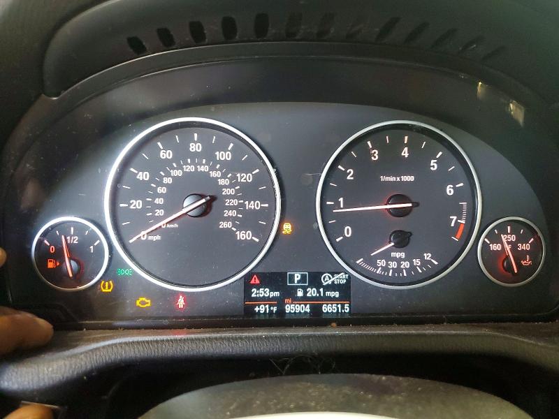 2014 BMW X3 VIN 5UXWX9C52E0D20642 COPART salvage auction — WATER/FLOOD, Ny - Mv907A-Flood Salvage, sold $1,350 on 2026-07-20 (photo 9)