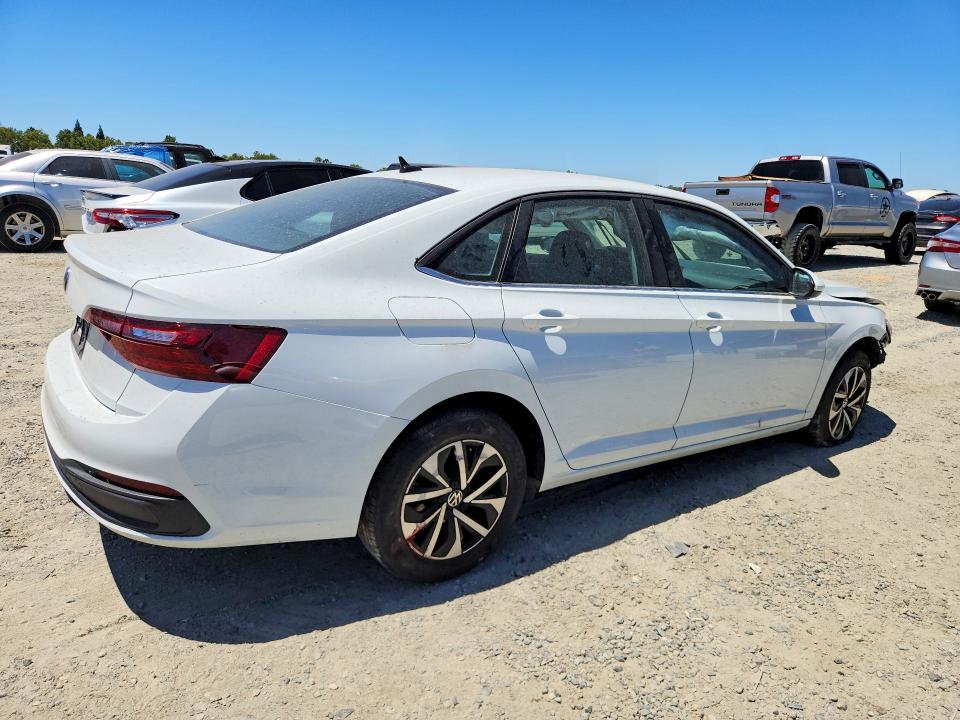 2024 Volkswagen Jetta VIN 3VW5M7BU8RM044158 COPART salvage auction — FRONT END, Fl - Cert Of Title Slvg Rebuildable (P), sold $4,700 on 2026-07-30 (photo 3)