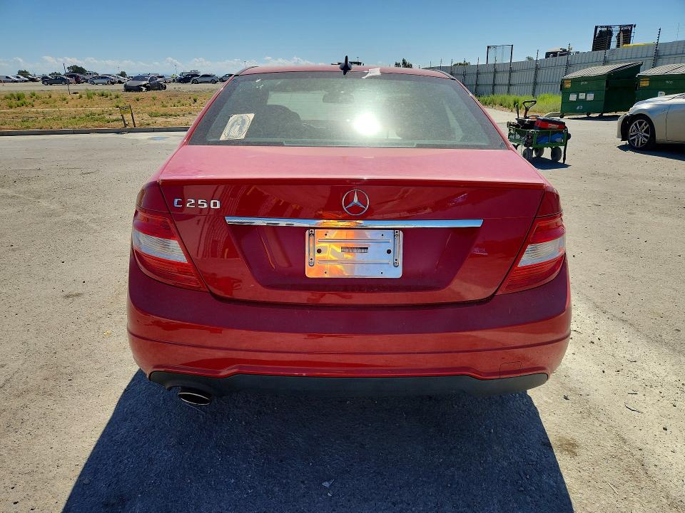2013 Mercedes-benz VIN WDDGF4HB1DR286880 COPART salvage auction — FRONT END, Ca - Salvage Certificate, sold $475 on 2026-07-28 (photo 6)