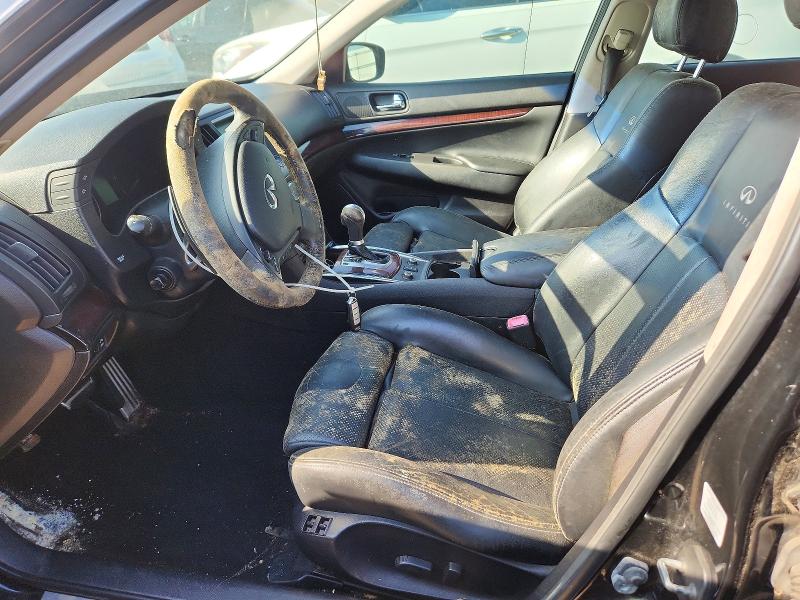 2012 Infiniti G VIN JN1CV6ARXCM681024 COPART salvage auction — WATER/FLOOD, Il - Certificate Of Title, sold $450 on 2026-07-16 (photo 7)